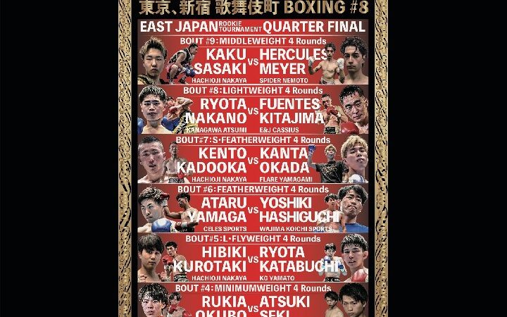 SHINJUKU FACE 20th Anniversary 東京 新宿 歌舞伎町 BOXING #8