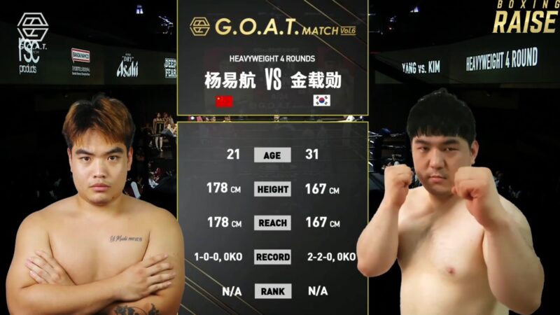 楊 易航 VS 金 載勲