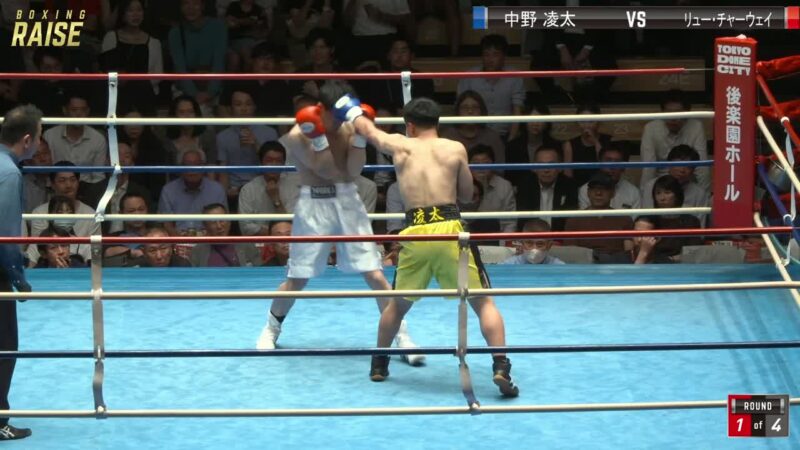 リュー・チャーウェイ VS 中野 凌太
