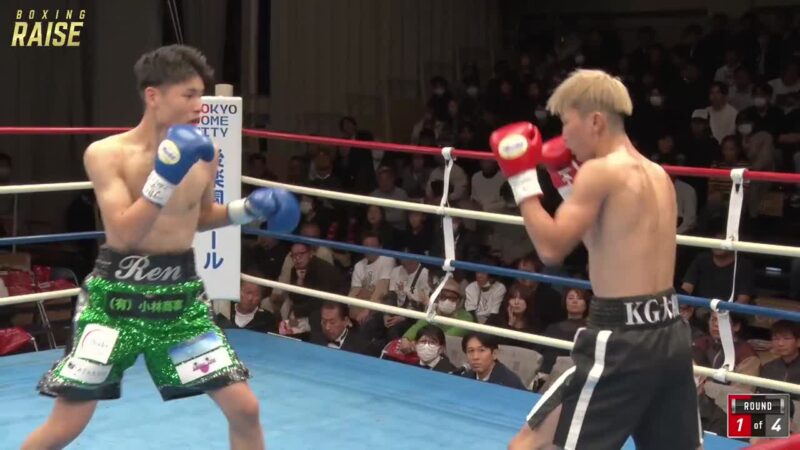 菊池 響 VS 小林 蓮