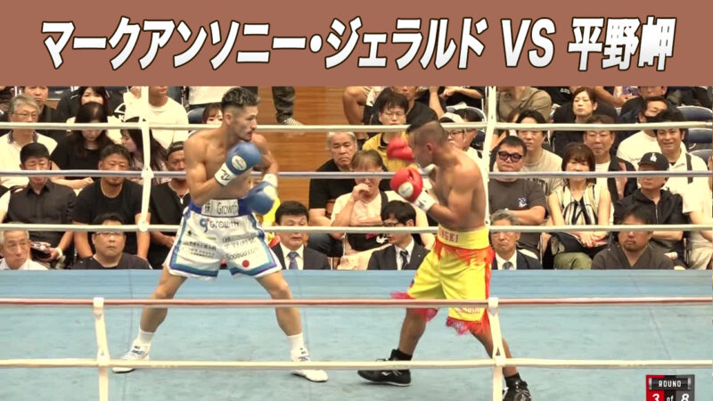 マークアンソニー・ジェラルド VS 平野岬