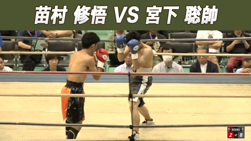 苗村 修悟 VS 宮下 聡帥